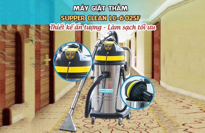 cau tao Supper Clean LC 602SF Ứng dụng máy phun hút Supper Clean LC-602SF