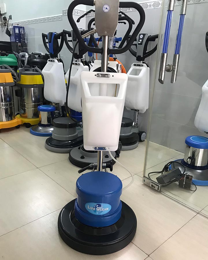 may cha san don LifeClean LC175S Máy chà sàn Life Clean LC175S có thiết kế nhỏ gọn, dễ sử dụng