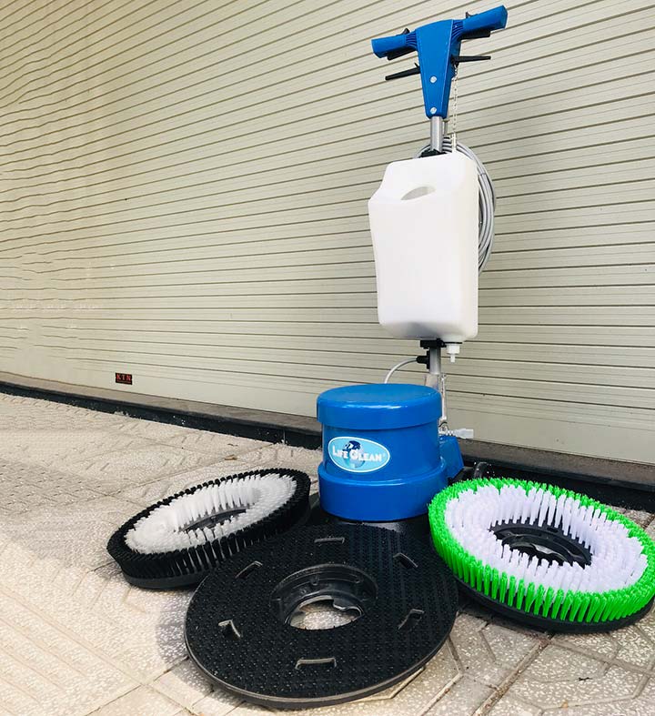 may cha san don mini LifeClean LC 17 Máy chà sàn đơn mini Life Clean LC 17
