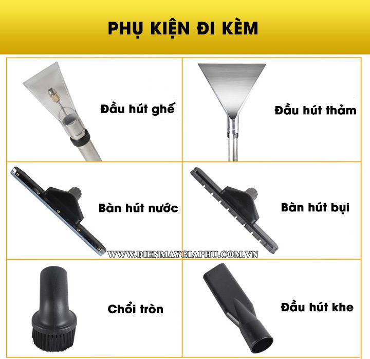 phu kien may phun hut SC 602 Phụ kiện đa năng Máy phun hút Supper Clean SC 602
