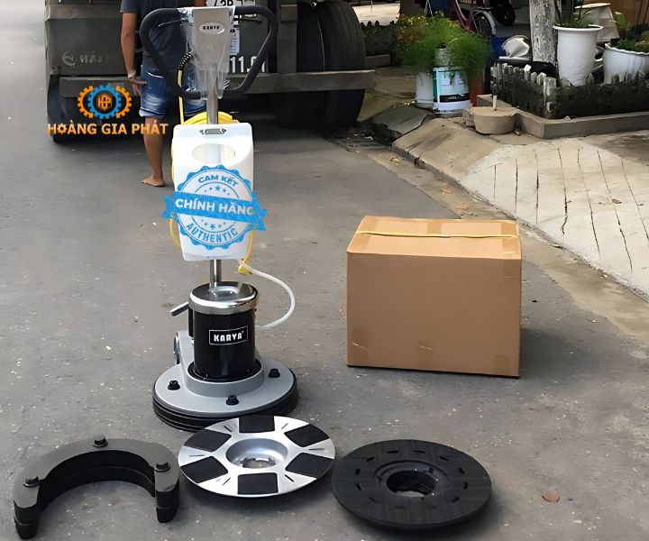 ung dung cua may mai san karva e dienmaygiaphu Ứng dụng của máy mài sàn bê tông Karva 17E