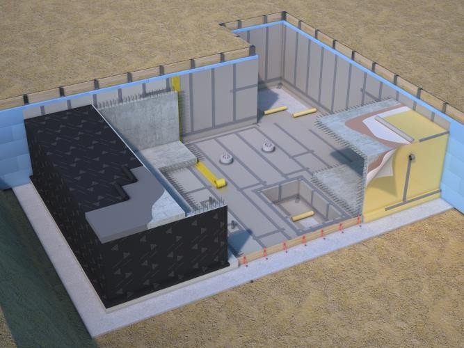 Lưu ý thiết kế chống thấm theo khu vực - khe mạch ngừng vách tầng hầm sàn tầng hầm kết cấu bê tông