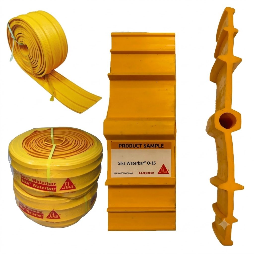 Sika Waterbar® O VN — Băng Cản Nước Khe Co Giãn PVC Đàn Hồi 1 Sika Waterbar® O VN — Băng Cản Nước Khe Co Giãn PVC Đàn Hồi