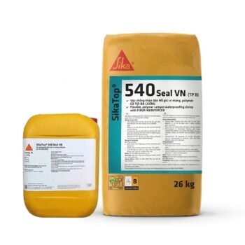 SikaTop 540 Seal VN | Vữa Chống Thấm Xi Măng Đàn Hồi Có Sợi Gia Cường