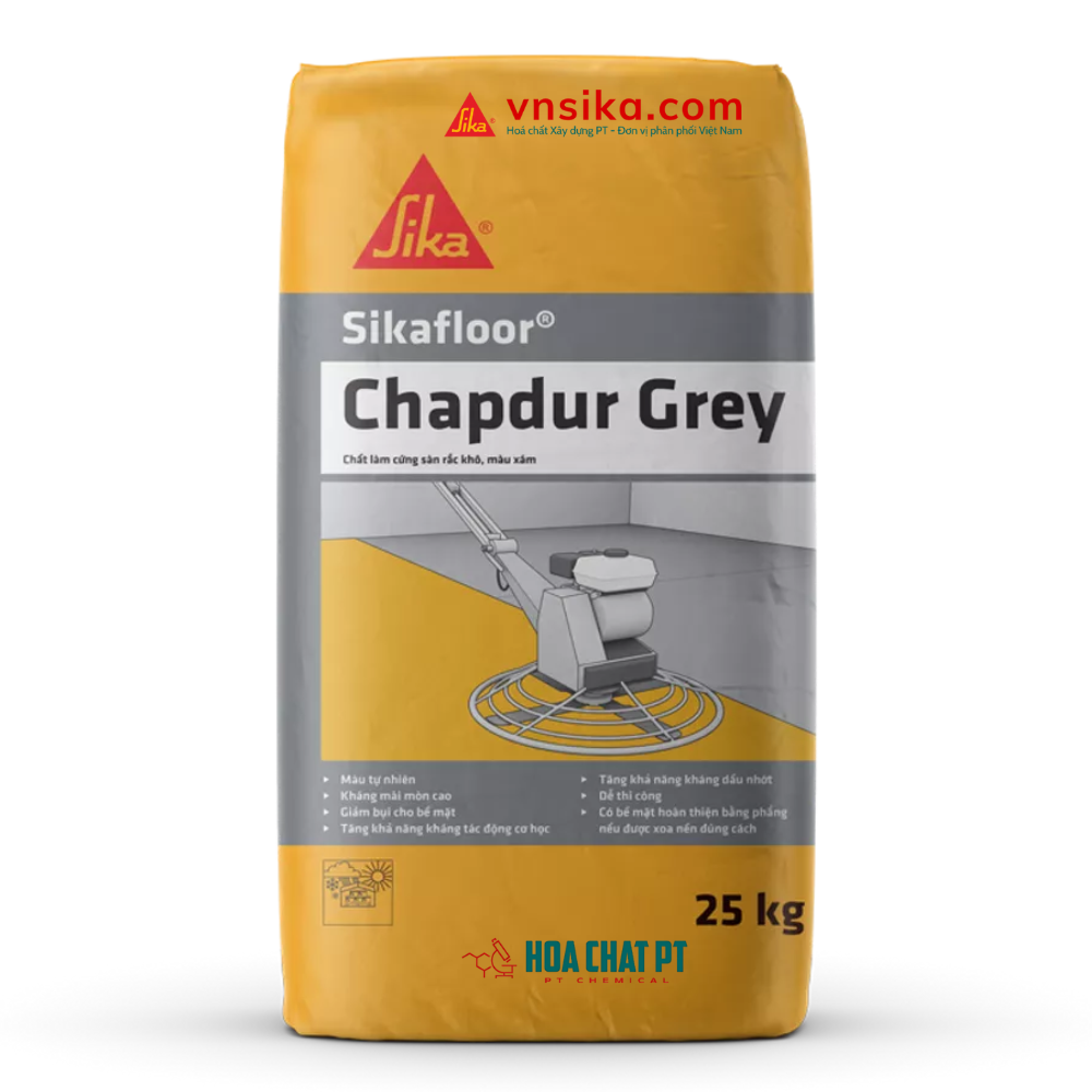 Sikafloor Chapdur Grey - Chất tăng cứng sàn bê tông màu xám Sika Việt Nam