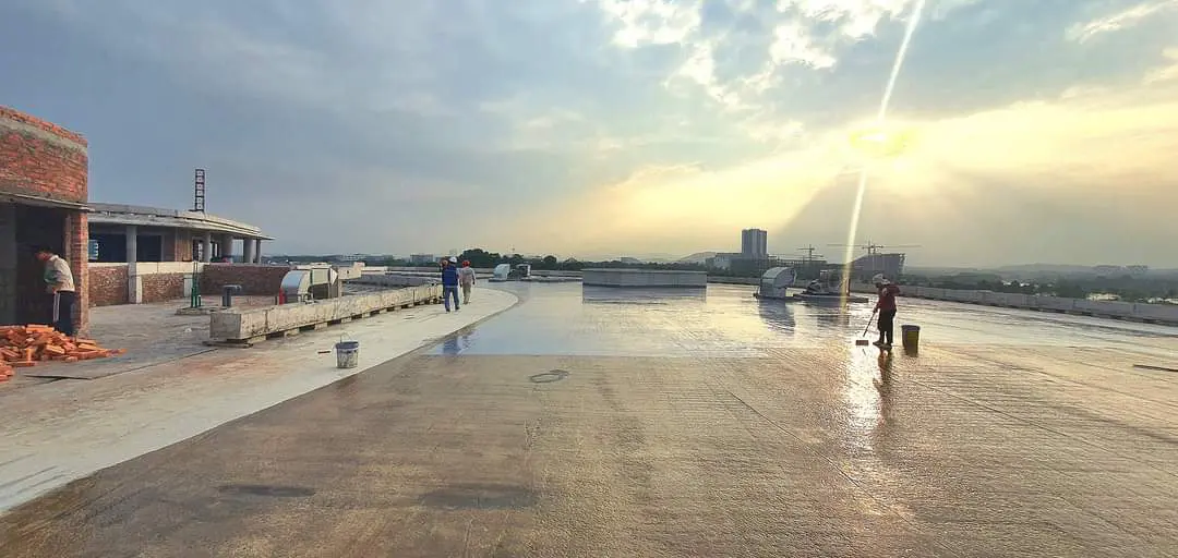 Thi công Sikalastic 633R VN chống thấm mái lộ thiên