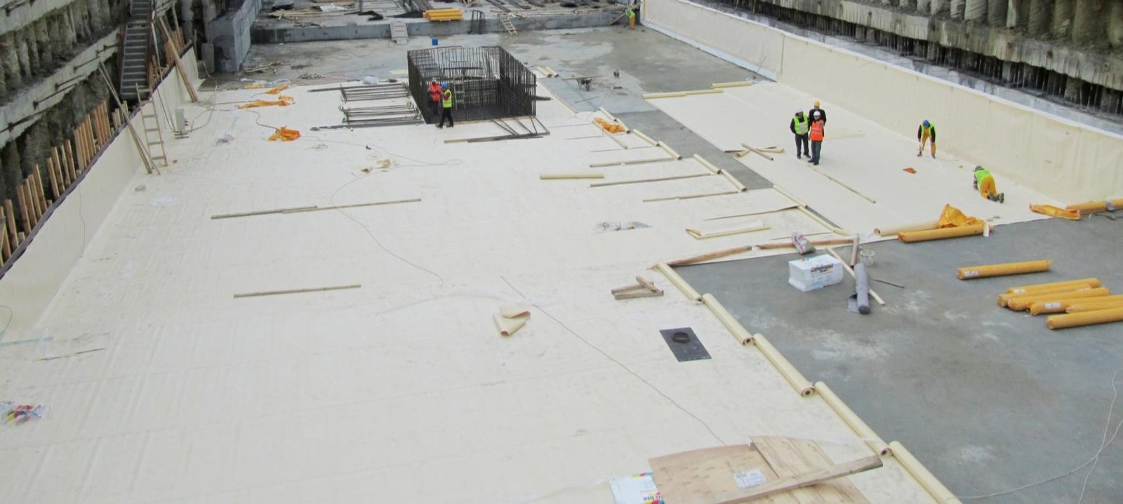 Thi công chống thấm tầng hầm SikaShield W159 ED