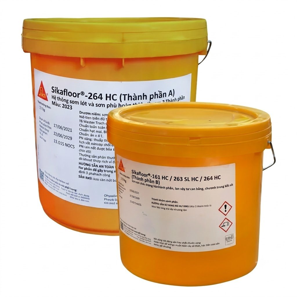 Sikafloor 264 HC — Sơn Phủ Sàn Epoxy 2 Thành Phần 1 Sikafloor 264 HC — Sơn Phủ Sàn Epoxy 2 Thành Phần