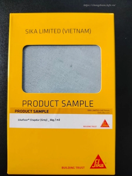 Màu sắc vật liệu Sikafloor Chapdur Grey Sika Việt Nam