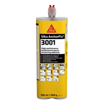 Sika AnchorFix®-3001 | Keo cấy thép epoxy hiệu suất cao cho neo bu lông và thép chịu lực trong bê tông nứt và không nứt