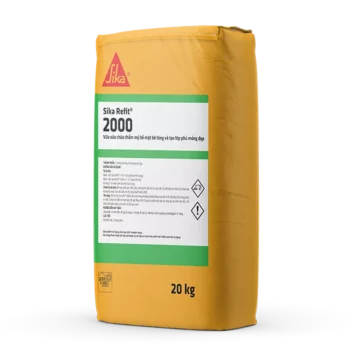 SikaRefit®-2000 | Vữa sửa chữa và phục hồi bê tông kết cấu gốc xi măng polymer