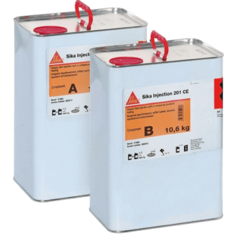 Sika® Injection-201 CE | Nhựa đàn hồi gốc PUR, chống thấm vĩnh viễn