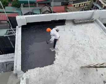 Thi công Sikalastic-110 phun airless mái sân bay
