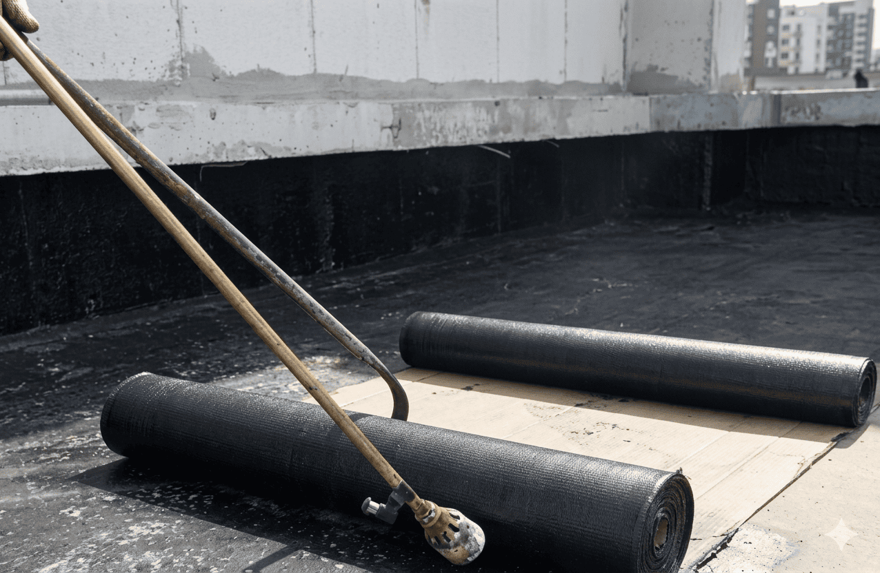Thi công BC Bitumen Coating