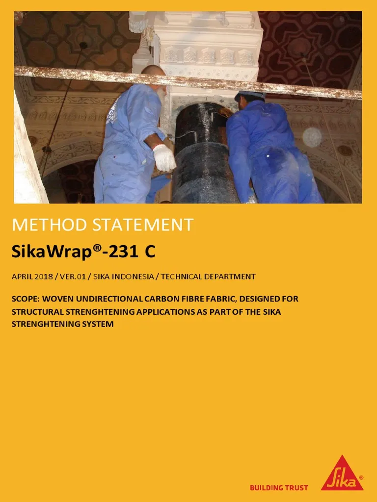 Ứng dụng SikaWrap 231 C — cải thiện tuổi thọ công trình