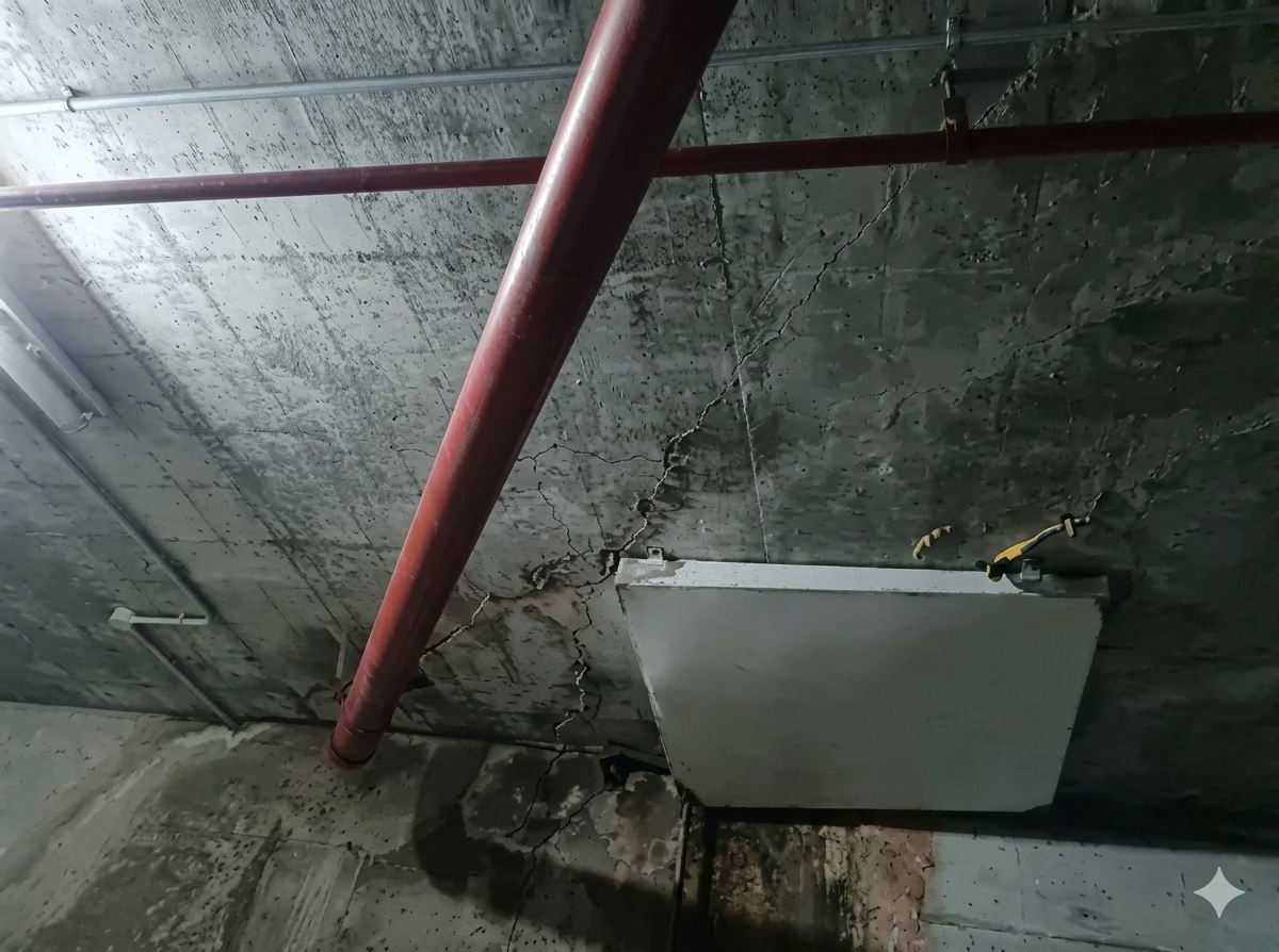 Ứng dụng Sikadur 752 bơm vết nứt kết cấu bê tông