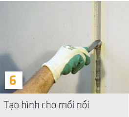 Ứng dụng Sikaflex 134 — trám khe cửa sổ