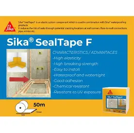Ứng dụng Sika SealTape F chống thấm vết nứt