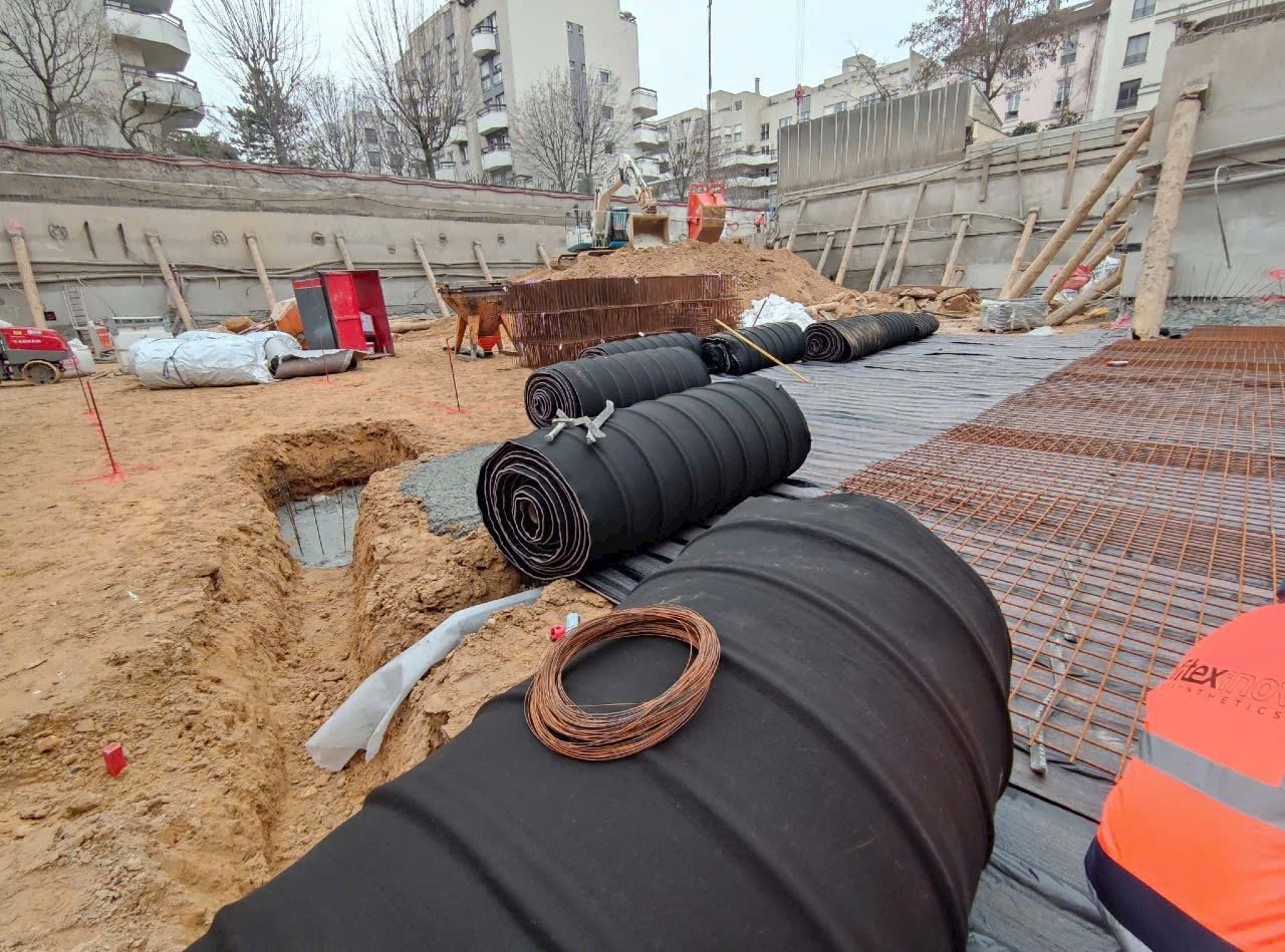 Draintube™ – Thảm ống thoát nước & thu khí địa kỹ thuật (Geoquest–Afitex) - Ảnh 8