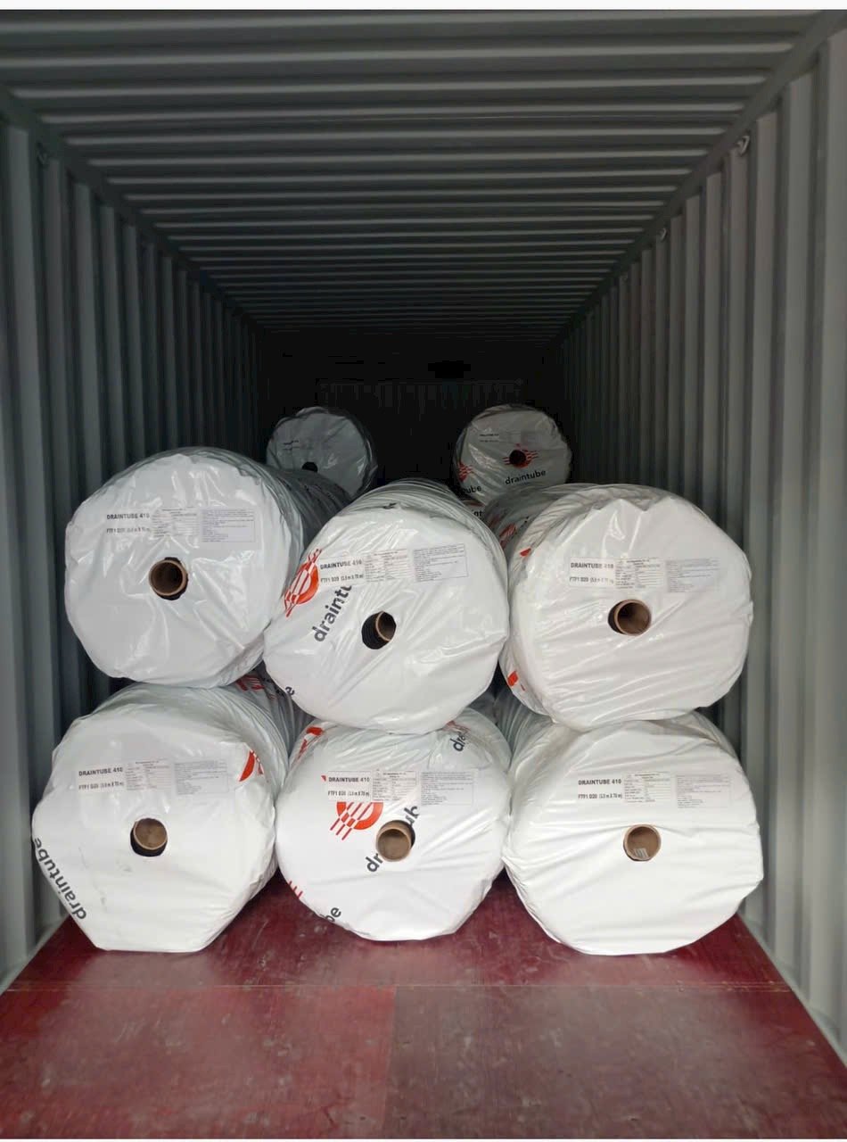 Lô hàng Draintube nhập khẩu chất lượng tại kho Hoá Chất Xây Dựng PT