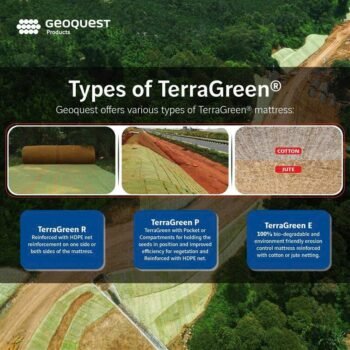 ArmaMat – Thảm chống xói mòn TerraGreen kết hợp lưới cho mái dốc đứng