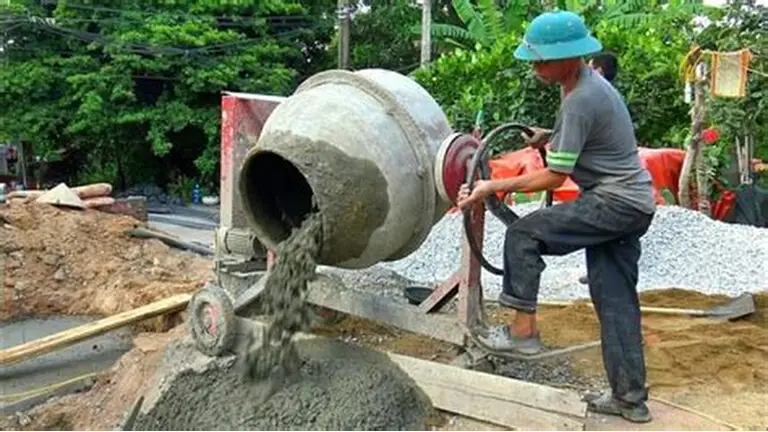 Lăn con lăn có khía thoát khí Floor Topping Compound
