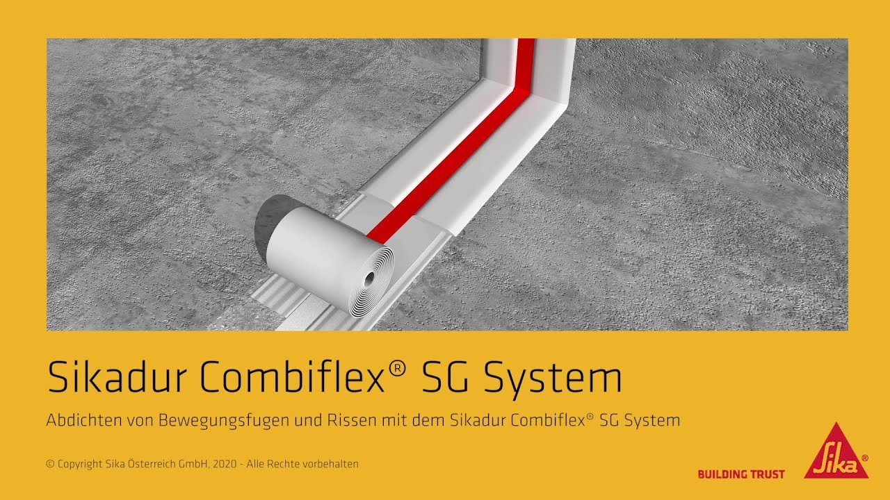 Ứng dụng Sikadur-Combiflex SG System cho khe co giãn và mạch ngừng thi công