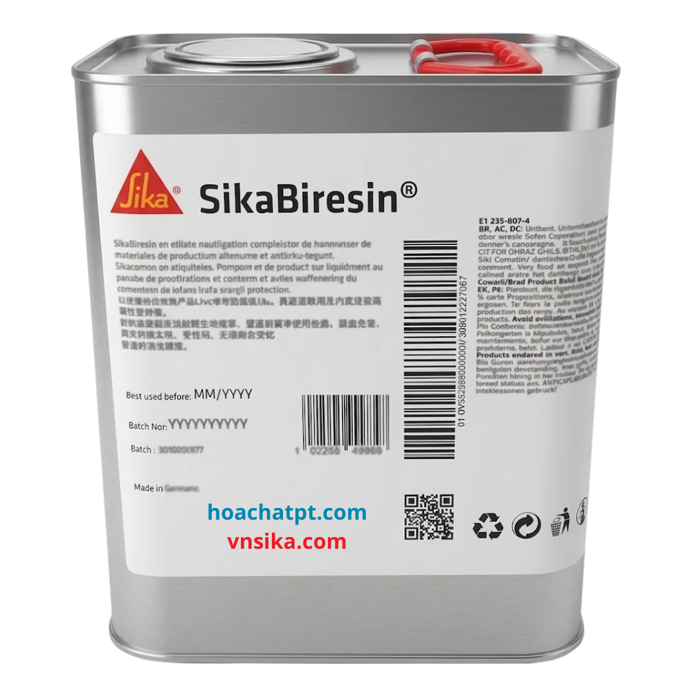 SikaBiresin GC112 gelcoat epoxy xám Shore D 92 làm khuôn composite chịu nhiệt