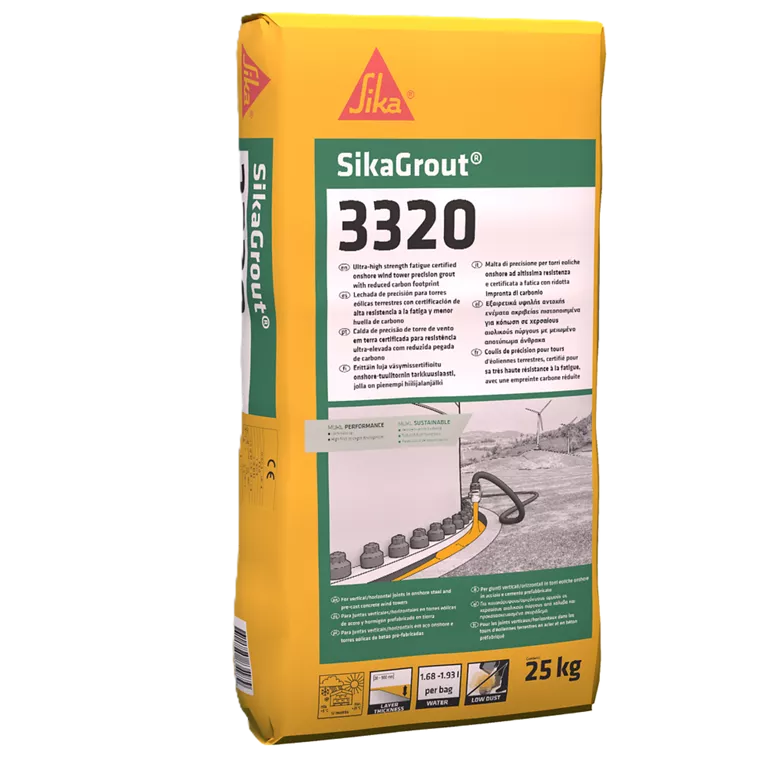 SikaGrout®-3320 — Vữa rót xi măng cường độ cao cho móng tuabin điện gió