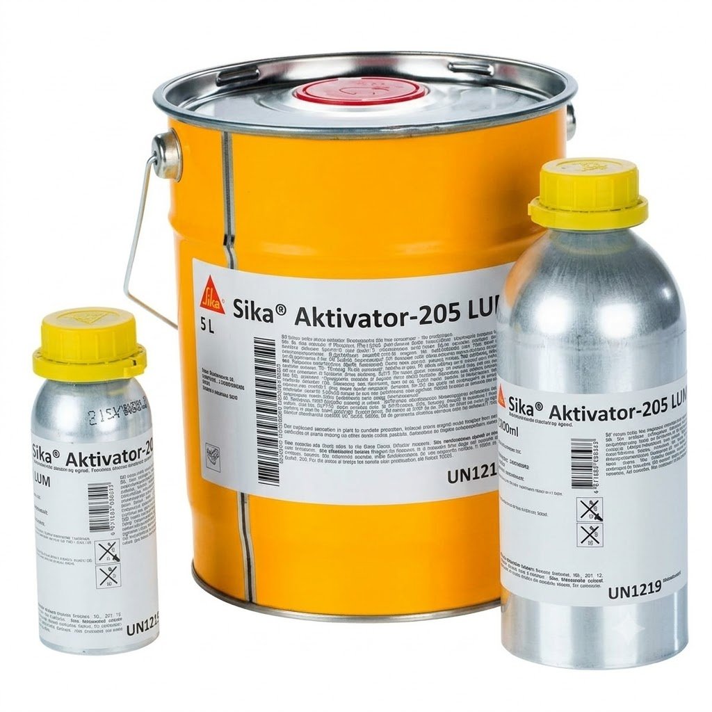 Sika Aktivator 205 LUM chat hoat hoa be mat tang bam dinh phat quang UV