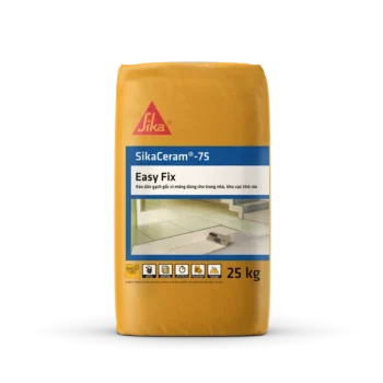 SikaCeram®-75 Easy Fix | Keo dán gạch đóng gói sẵn gốc xi măng cho tường và sàn nội thất