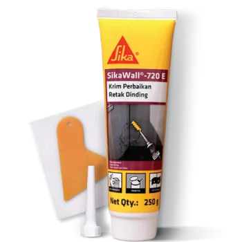 SikaWall®-720 E| Keo bả trét tường nội thất gốc polymer dạng keo sệt, sửa chữa vết nứt và khuyết tật bề mặt tường