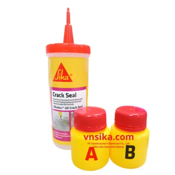 Sikadur®-20 Crack Seal | Keo trám kín vết nứt bê tông trước khi bơm epoxy