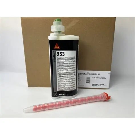 Sikaflex 953 L30 cartridge đôi thi công bằng súng bắn keo 2 thành phần