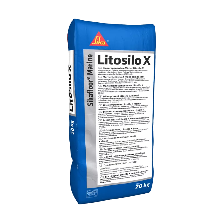 Sikafloor® Marine Litosilo X vữa sàn nổi cách âm chống cháy A-60 tàu thủy