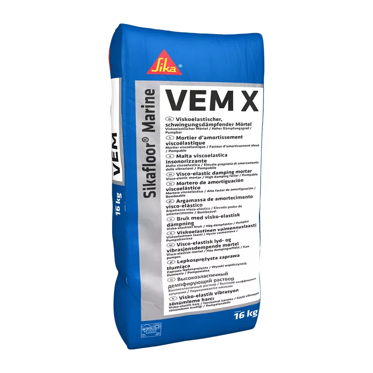 Sikafloor® Marine VEM X vữa giảm rung nhẹ sàn và vách tàu thủy