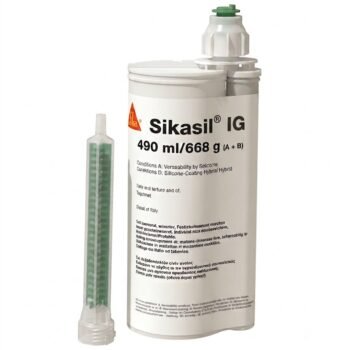 Sikasil® IG-25/25 S/ HM Plus | Keo silicone thứ cấp 2 thành phần cho kính hộp cách nhiệt kết cấu