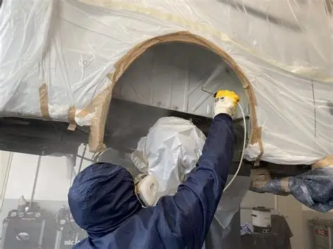SikaBaffle cavity sealer sau khi giãn nở trong lò sơn