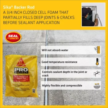 Sika® Backer Rod PE | Dây chèn khe bằng xốp polyethylene