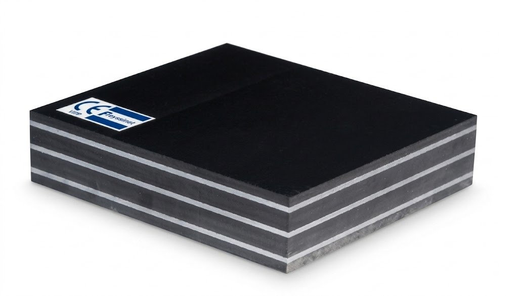 Gối cao su cốt bản thép Freyssinet Laminated Elastomeric Bearing cao su tự nhiên neoprene CE marking EN 1337-3