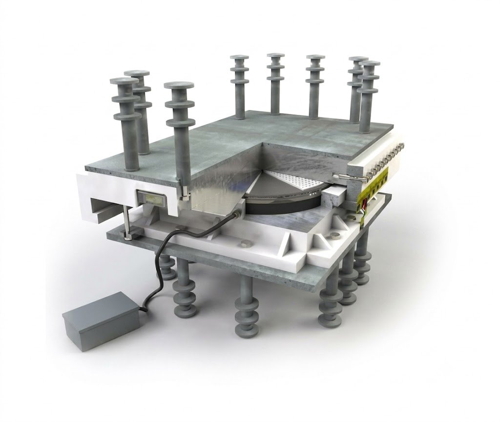 Hệ thống đo tải trọng tích hợp gối cầu Instrumentation Freyssinet giám sát tải trọng đứng và theo dõi ứng xử kết cấu