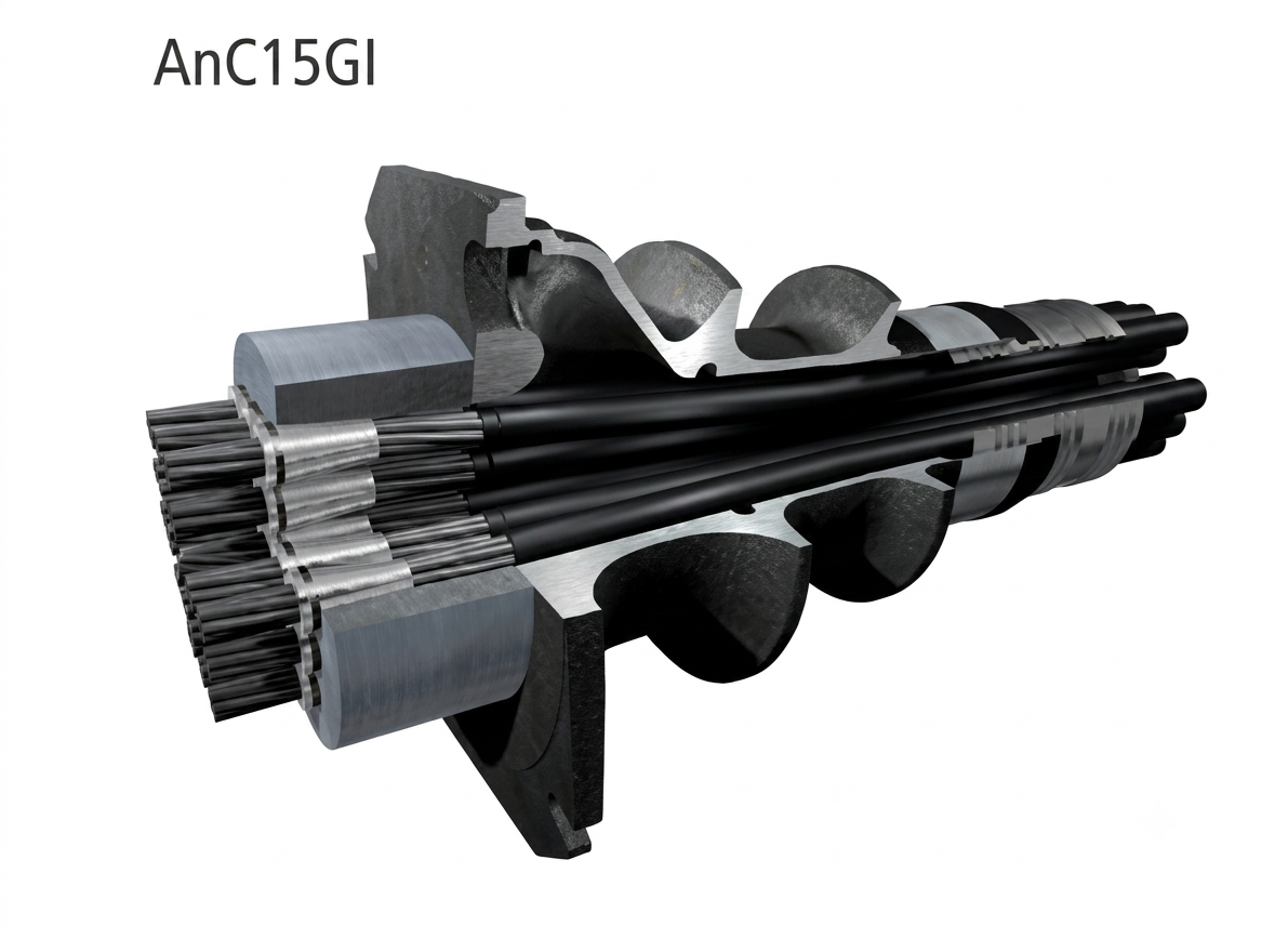 Neo dự ứng lực AnC15Gi — cấu hình unbonded internal prestressing anchorage