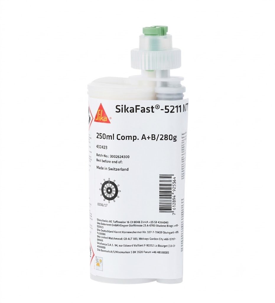 SikaFast 5215 NT | Keo kết cấu acrylic 2 thành phần A và B đóng rắn nhanh thay thế hàn, đinh tán và bu lông 28 SikaFast®-5211 NT — ảnh sản phẩm