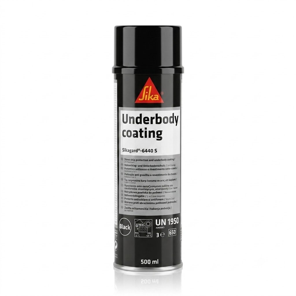 Sikagard 6440 S | Sơn phủ gầm chống đá văng dạng xịt (Aerosol) cho ô tô 24 Bình xịt Sikagard®-6440 S sơn phủ gầm chống đá văng