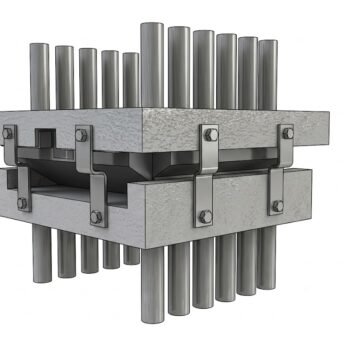 Gối tuyến tính (TETRON® Linear rocker bearing) — kinh tế cho kết cấu thép, xoay một chiều