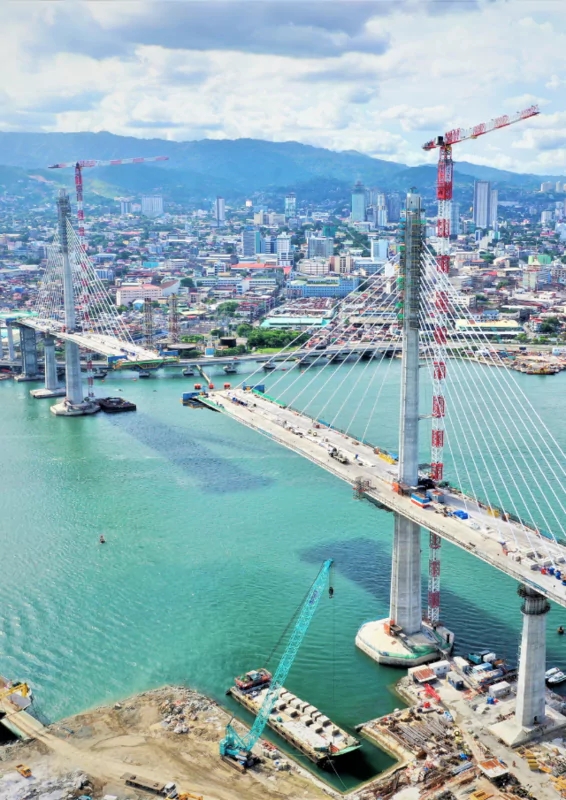 Gối cao su cốt bản thép Freyssinet lắp đặt tại trụ cầu