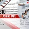 Bang keo chong dot Butyl Xtraseal BT 310 10cm x 10m cong nghe chong dot
