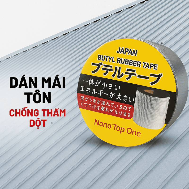 Minh họa công năng của nhóm băng keo chống thấm tự dính