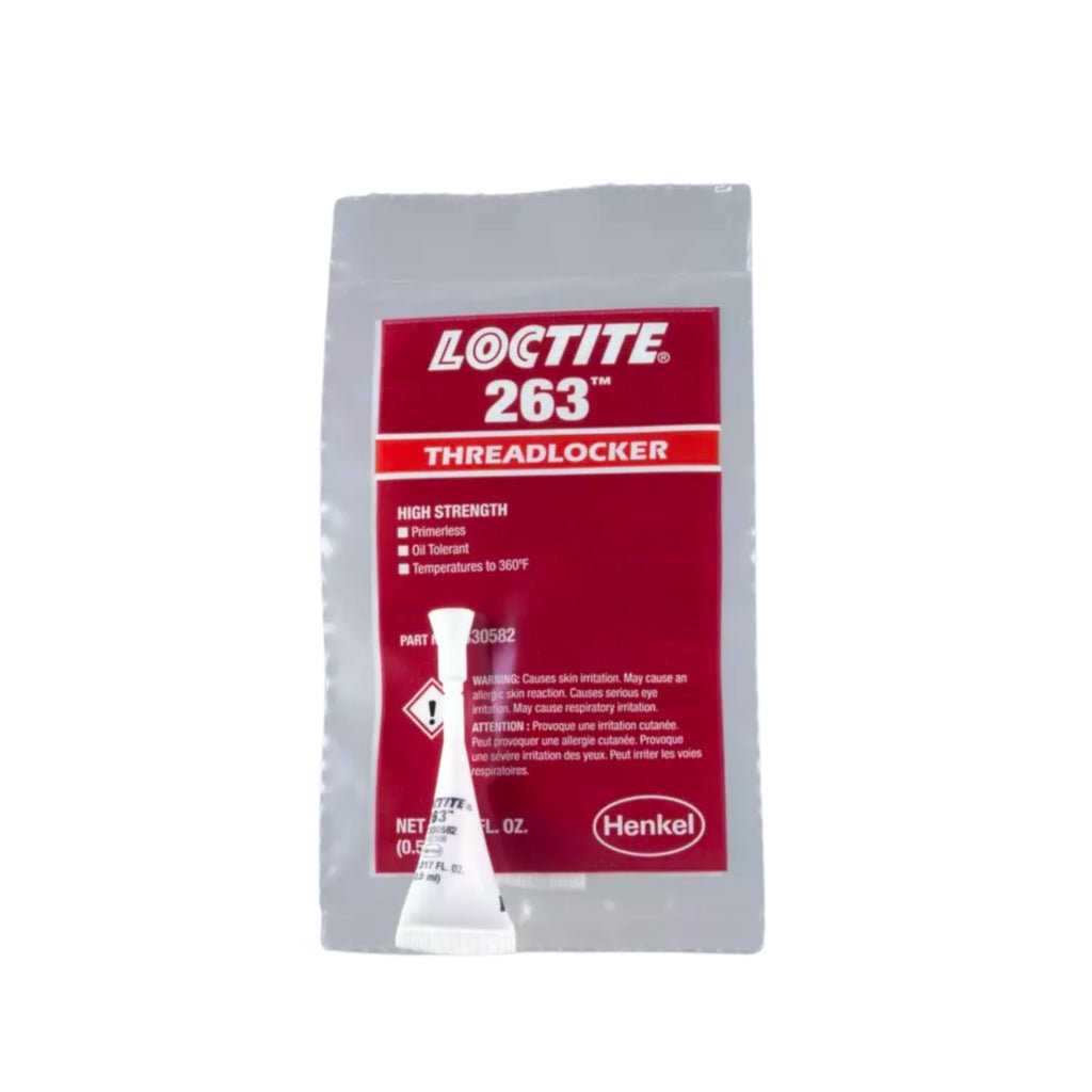 Loctite 263 | Khóa ren cường độ cao, đỏ, bulong lớn cố định vĩnh viễn 1 Ảnh sản phẩm Loctite 263 (chính hãng Henkel, qua catalog Gluegun.com — Shopify CDN, không bị chặn hotlink)