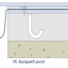 Road Expansion Joint LW PL footpath joint
